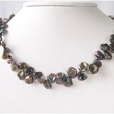 Design Green Dragonskin Keishi FW Pearl Strand 109946M