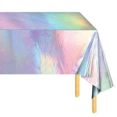 Rectangular 54" x 96" Iridescent Tablecloth, by Way To Celebrate