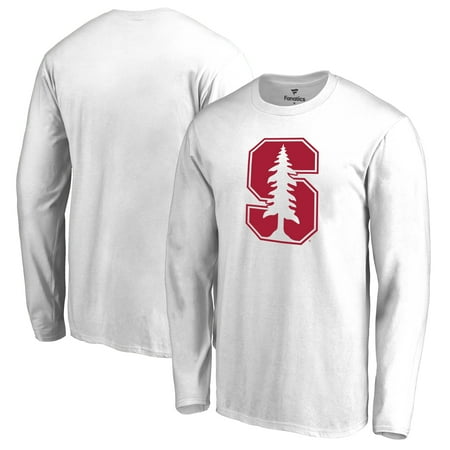 Stanford Cardinal Fanatics Branded Primary Logo Long Sleeve T-Shirt - White