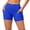 Blue, variant on Biker Shorts Women with Pockets - 3" High Waisted Workout Spandex Tummy Control Gym Running Yoga Shorts, Butt Lifting Fitness Athletic Short Leggings