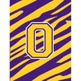 thumbnail image 2 of Monogram - Tiger Stripe - Purple Gold Initial A Monogram Initial Flag Garden, 2 of 7
