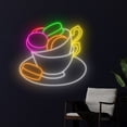 thumbnail image 3 of Handmadetneonsign Macaroon Neon Sign, Macaron LED Sign, Macaron Neon Light, Restaurant Wall Decor, 3 of 5