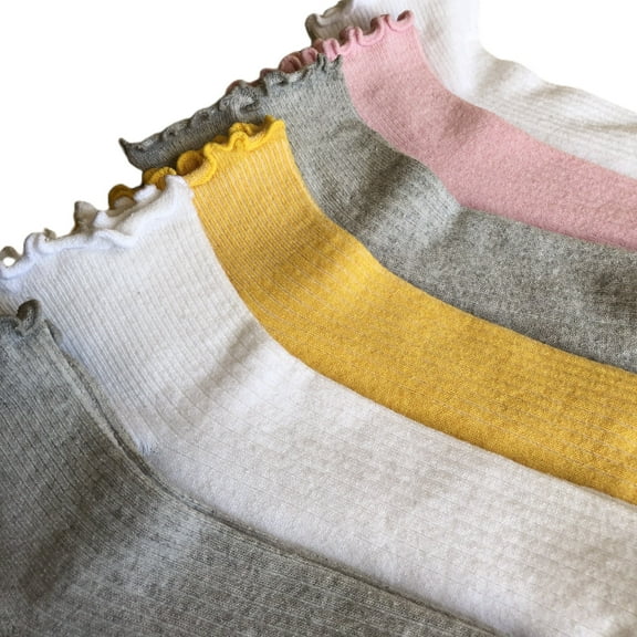 H & B Women's Low-Cut Cotton Solid Socks, 6 Pack