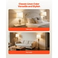 thumbnail image 6 of VEVOR Lamp Shade 2 Set, 11 in Top x 13 in Bottom x 10 in High (Spider Fitter), Medium Lampshade with Harp, Replacement Lamp Shade for Table & Floor Lamps Pendant Lights, White with Black Edge, 6 of 9