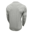 thumbnail image 4 of Mens Long Sleeve Shirts, Henley Shirts for Men Fall Casual Loose Fit Solid Color Button Up T-Shirts with Pockets, 4 of 6