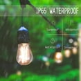 thumbnail image 3 of Guirnalda de luces para exteriores Svater de 48 pies con 15 bombillas Edison IP65, 3 of 6