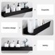 thumbnail image 4 of Estante de metal para baño, estante organizador de pared para ducha, soporte de almacenamiento de aluminio, estante para especias, 4 of 6