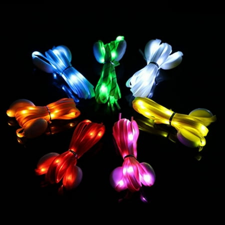 

Jolly Led Light Up Shoelaces with Multicolor Flashing Shoe laces for Night Party Running