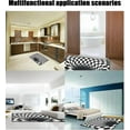 thumbnail image 3 of Optical Illusion Rug 3d Stereo Checkered Vortex Optical Illusions Rug Funny Sens, 3 of 5