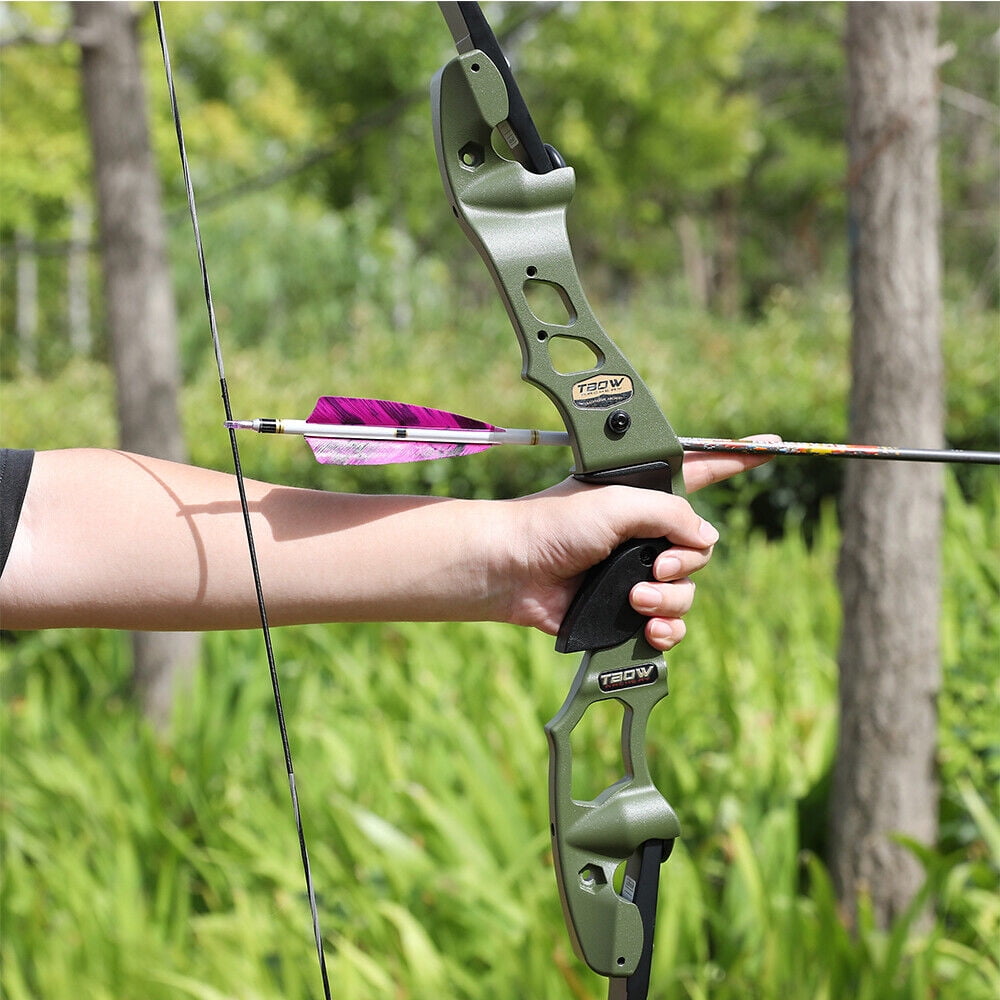 TBOW 19" ILF Recurve Bow Riser Takedown Handle Archery American Hunting Bow Target