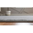 thumbnail image 5 of Unique Loom Oasis Collection Area Rug - Calm (9' x 12' Rectangle Gray/Ivory), 5 of 7
