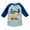 Blue, variant on 3rd Birthday Shirt Construction Party Gift 3 Year Old 3/4 Sleeve Toddler Raglan Shirt Red 5/6