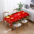 thumbnail image 1 of Christmas Red Anti-Stain Tablecloth - Size: Rectangle 140x210 cm，A, 1 of 2