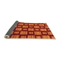 thumbnail image 2 of Ahgly Company Indoor Rectangle Abstract Orange Modern Area Rugs, 2' x 5', 2 of 4