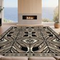 thumbnail image 2 of Design&I 9'x12' Washable Area Rug Giant Skid-Resistant Long Hallway Banded Contemporary Southwestern Entryway Hallways for Great Room, Large Living, 2 of 7