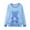 Blue, variant on Boys School Uniform T - shirts, Crewneck Comfortable Long - Sleeve Pullover Tees Khaki 12-13 Years