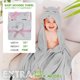 thumbnail image 2 of PUREVACY Toalla Infantil con Capucha y Cara de Elefante. Manta Infantil Grande con Orejas Rosas para Niñas. Regalo de Algodón Suave para Recién Nacidos, Bebés y Niños Pequeños. Artículos para Bebés para Baño, Ducha, Piscina, Playa., 2 of 6