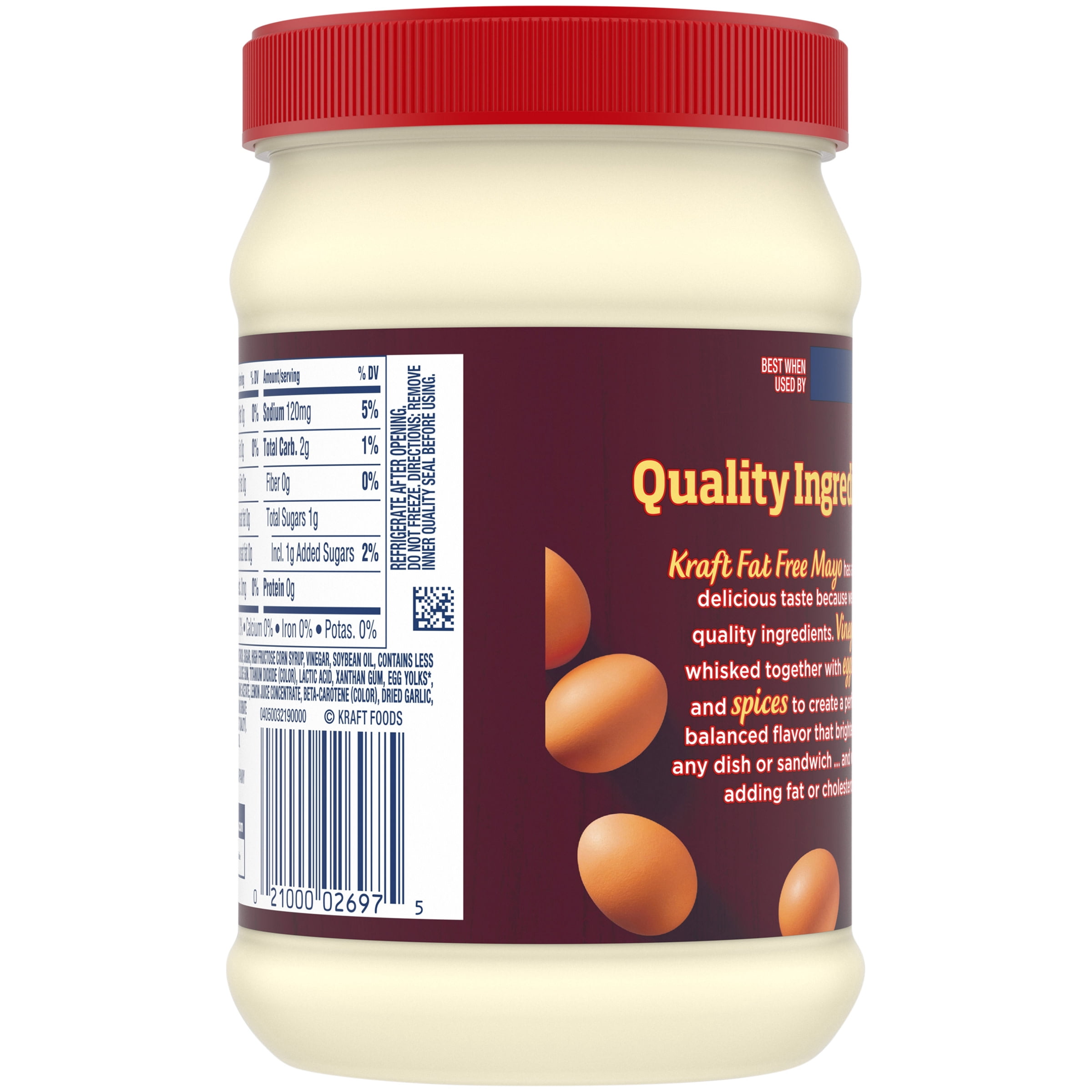 Kraft Mayo Fat Free 15 Fl Oz Jar Walmart Com Walmart Com