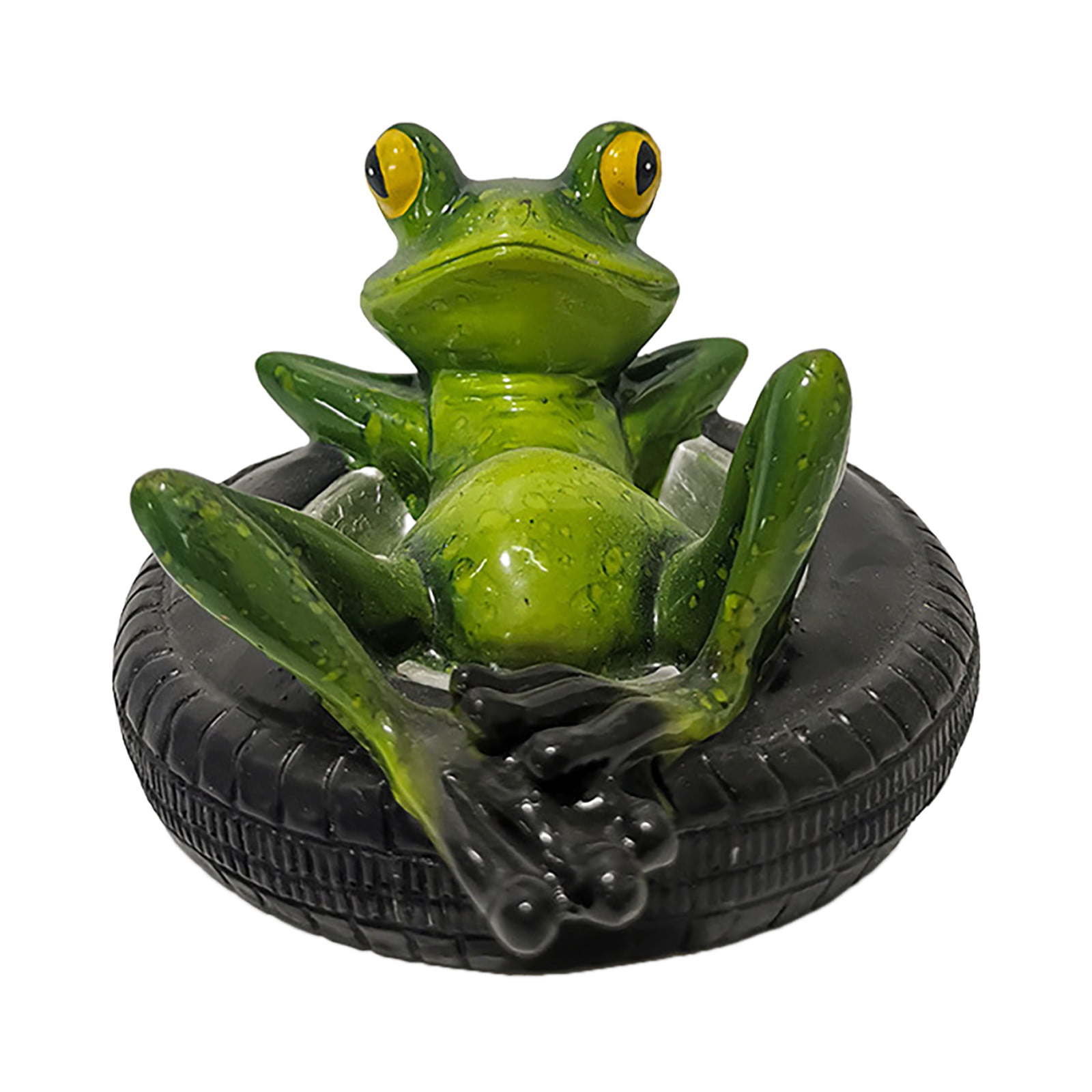 Floating Frogs Statue Creative Outdoor Garden Pond Decorative Fish Tank Pool New