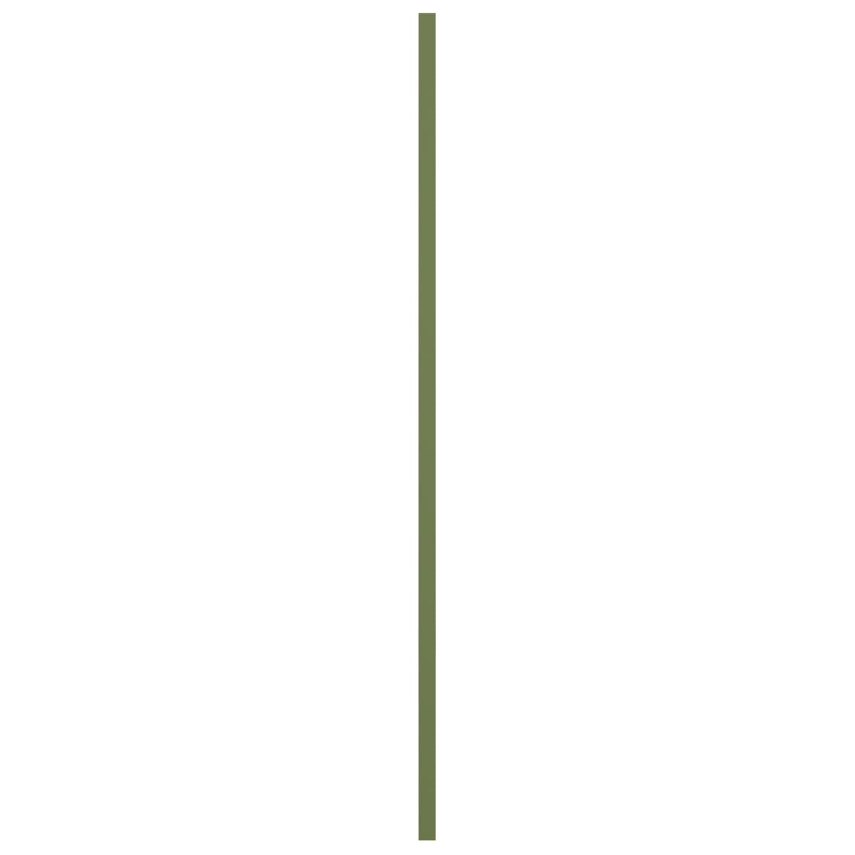 Ekena Millwork 15"W x 57"H True Fit PVC Two Equal Raised Panel Shutters, Moss Green (Per Pair - Hardware Not Included)