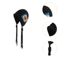 thumbnail image 6 of Segolike Women Knitted Hat Outdoor Winter Handmade Cute Caps Trendy Soft Black, 6 of 8