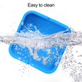 thumbnail image 4 of Hadanceo Ash Tray Windproof  Easy to Clean SquareDesktop Ashtray Multi-use Practical for Home, 4 of 7