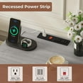 thumbnail image 5 of Afuhokles Nightstand Set of 2,Gray Bedside Table with Charging Station 2 Drawers, 5 of 6