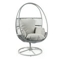 thumbnail image 2 of GDF Studio Liana Outdoor Lounge Chair, Light Gray, 2 of 7