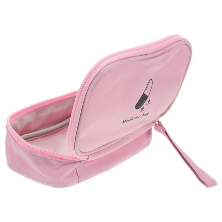 WORGEOUS Portable Empty Medicine Bag Small Travel Medicine Pouch With Zipper Handy Pills Pocket For Travel Home Camping Hiking Outdoor
