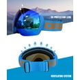 thumbnail image 3 of CRG Sports Ski Goggles 100% UV Protection Frameless Snowboard Goggles for Men,Women,Adults, 3 of 6