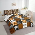 thumbnail image 3 of Homewish Outdoor Motocross 7-Piece Twin Bedding Sets,Extreme Sport Bedding Comforter Set,Orange White Black Sheet Sets For Boys,Lightweight Room Decorative Reversible, 3 of 8