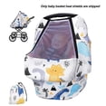 thumbnail image 2 of Cubierta de asiento de coche para bebé YONGSHENG con ventana transpirable y dosel elástico, 2 of 5