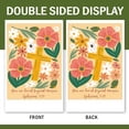 thumbnail image 4 of Religious Cross Floral Garden Flag, You Are Loved Beyond Measure, Bible Verse Double Sided Yard Decor, Outdoor Home Decoration, 12 x 18 Inches, 4 of 6