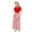 Red A, variant on Summer Dresses for Teens, Girls Dresses Size 10-12, Kids Short Sleeve Round Neck Dress with Pocket Fashion Striped Long Dresses