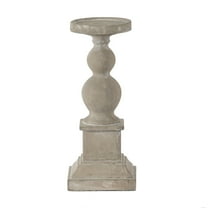 Candle Holder - 14"H - Gray