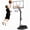 Black-33inch, variant on FirstAsk 44" Portable Basketball Hoop & Stand with Adjustable Height (4.9-10 ft) for Kids, Teens & Adults