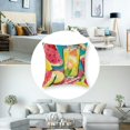 thumbnail image 5 of nygtbtfer Happy Sweet Summer Time Decorative Throw Pillow Set of 2, Porch Outdoor Home Decor, Seasonal Holiday Sofa Couch Cushion Case White, 5 of 7