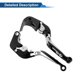 thumbnail image 5 of Palancas de freno y embrague cortas/largas Unique Bargains para Suzuki GSXR1000 09-19, ajustables en 6 posiciones, palanca de freno de manillar negra con mango tono plateado, 1 par, 5 of 7