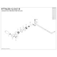 thumbnail image 3 of Kingston Brass KTTALD1 Tudor Universal Front or Side Mount Toilet Tank Lever in Polished Chrome, 3 of 5