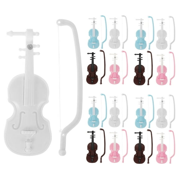 SHINYPASING Music House Toy Mini Violin Model Collectors 20Pcs