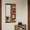 Walnut+1, variant on Wall Mounted Full Length Mirror with Shelf and Hook Multifunctional Full Body Mirror for Bedroom Living Room Entrance Cherry