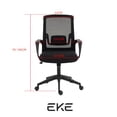 thumbnail image 2 of Silla de Oficina Ergonómica EKE Life Home con Soporte Lumbar, Reclinado Ajustable y Ajuste de Altura – Ideal Home Office, 2 of 7