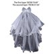 thumbnail image 3 of Wedding Veil with Comb for Kids Wedding Hair Accessories for Girls 2 Tier Bow Embellishment Props for Photo Taking, 3 of 4