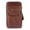 Light Brown, variant on Yucurem 5pcs Men Cowhide Leather Phone Bag Solid Color Three-layer Holder