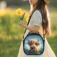 thumbnail image 2 of Yuyamidu Cute Highland Cow Lunch Bag for Girls Portable Handle Large Thermal Cooler Bag Kids Insulated Lunch Box Multifunctional Suitable for Elementary Middle School High School, 2 of 6