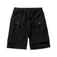 thumbnail image 1 of COM1950s Shorts for Men, Pants for Men, Men's Summer Casual Solid Color Fashion Pockets Drawstring Loose and Comfortable Work Short Pants, Work Pants for Men, Men's Work Pants, Men's Short Shorts, 1 of 8