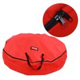thumbnail image 4 of LHCER Garland Storage Bag,Red Christmas Gift Storage Bag Decoration Bell Wreath Garland Container Waterproof Dustproof, 4 of 10