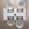 thumbnail image 3 of Ambesonne Ocean Place Mats Set of 4, Rising Sun Sea Maldives, Standard Size, Blue Coral Yellow, 3 of 4