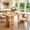 Natural Wood, variant on 77 Inch Rectangular Dining Table for 4-6, MDF Top with Oak Veneer, Slab Panel Base, Sturdy Kitchen Dining Table, Easy Assembly,Natural Wood