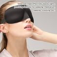 thumbnail image 2 of Lightweight 3D Contoured Sleep Eye Mask Set - Breathable 16g Eye Cover (218x84mm) with Waterproof Storage Pouch & Random Color Earplugs - Available in Black, Blue, Red, Grey Options, 2 of 7